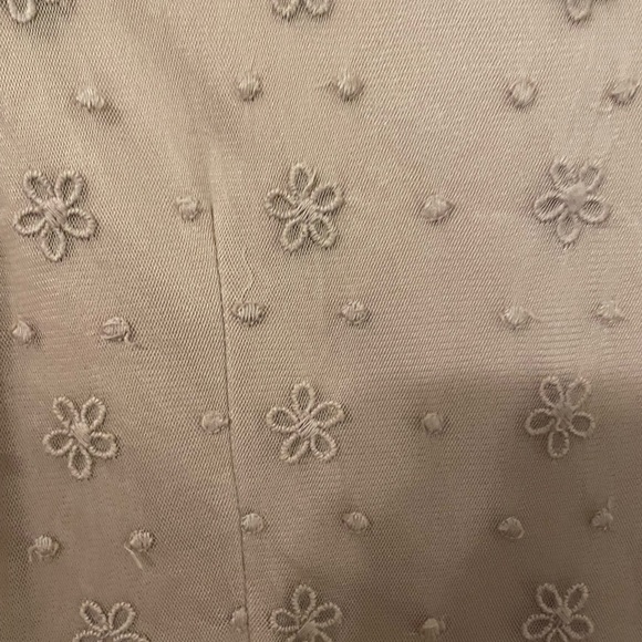 A’reve Modcloth Anthropologie Blush Pink Floral Lace Mesh Crochet Dress size M - Picture 7 of 10